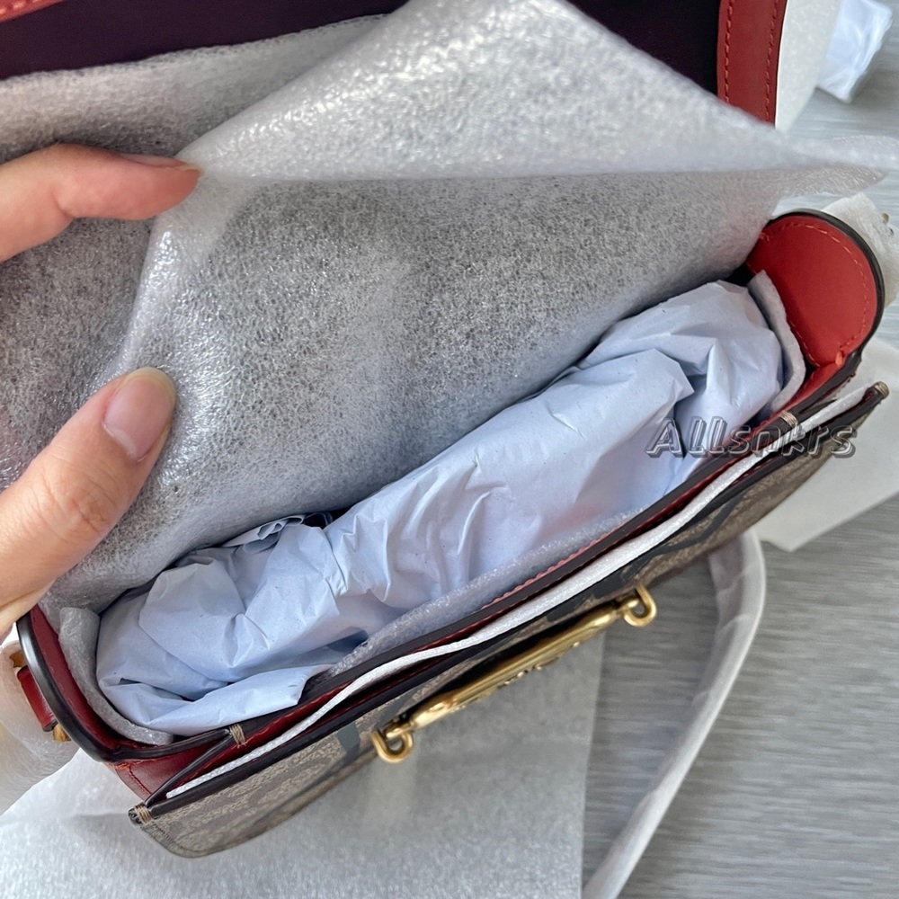 Coach Saddle Crossbody Bag Jade 🦖Guang Yu Limited Edition - Picture 4 of 4